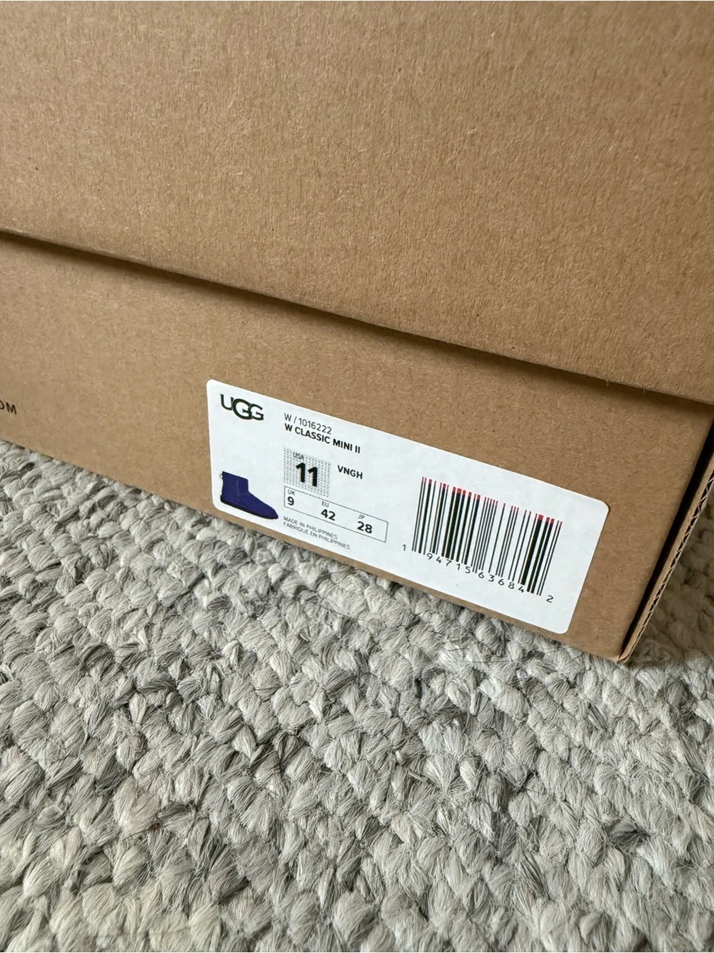 UGG Classic Mini II Boots in Cobalt Blue
